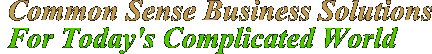 Common Sense Business Solutions
